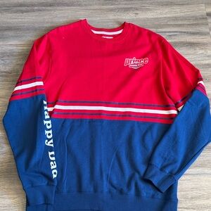 Prince Men's Sweater in Red and Blue